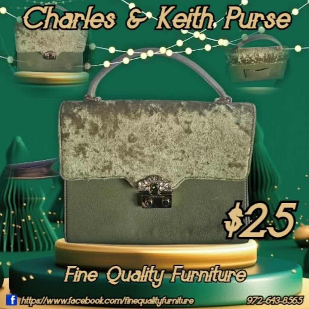 Charles & Keith Faux Leather Purse